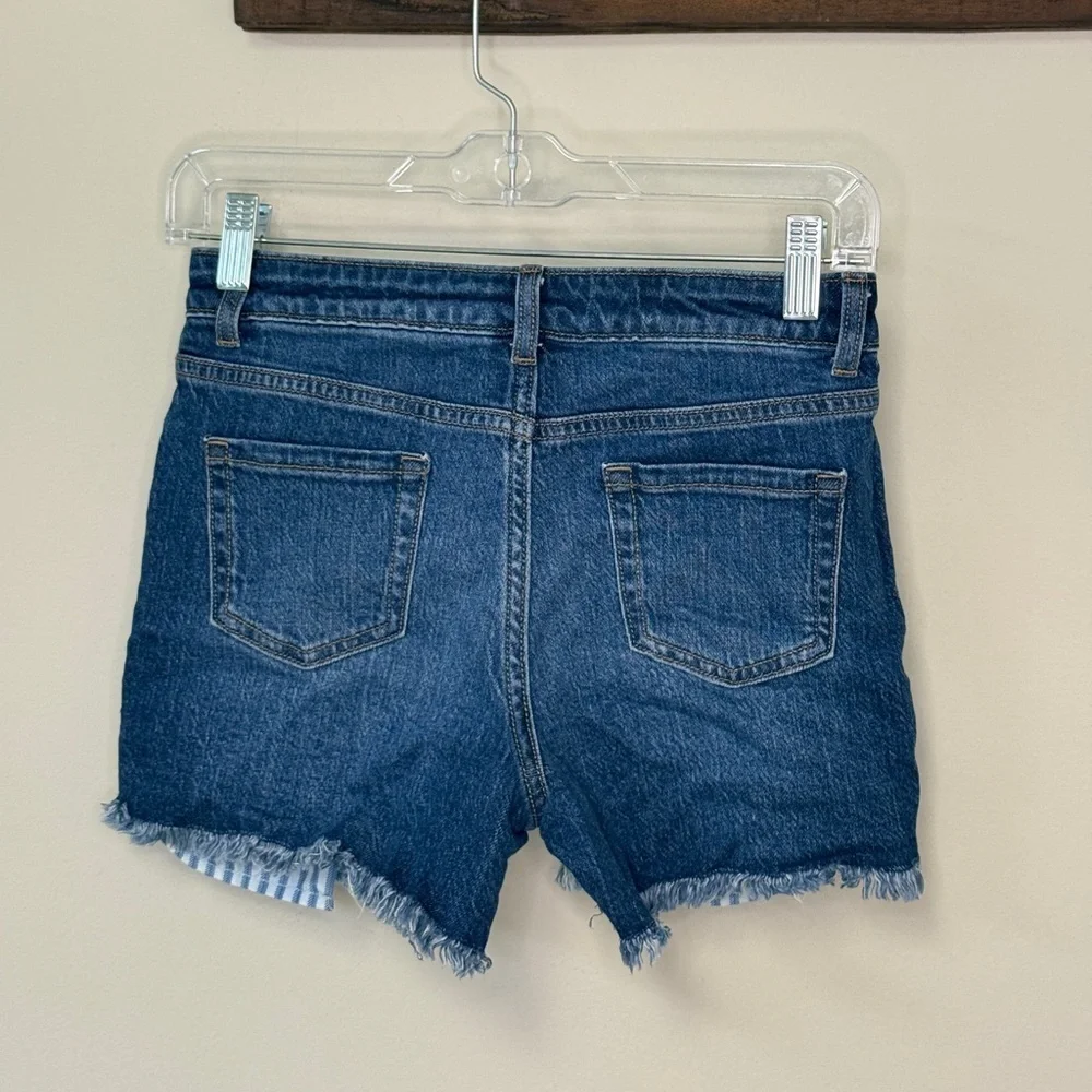 Cat & Jack: Girls Blue Raw Denim Shorts, Size L (10-12)
